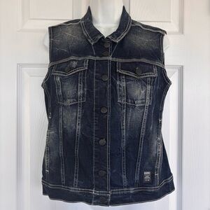 Harley-Davidson Blue Denim Vest